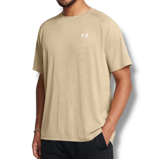 UNDER ARMOUR - FLEX T-SHIRT - STONE