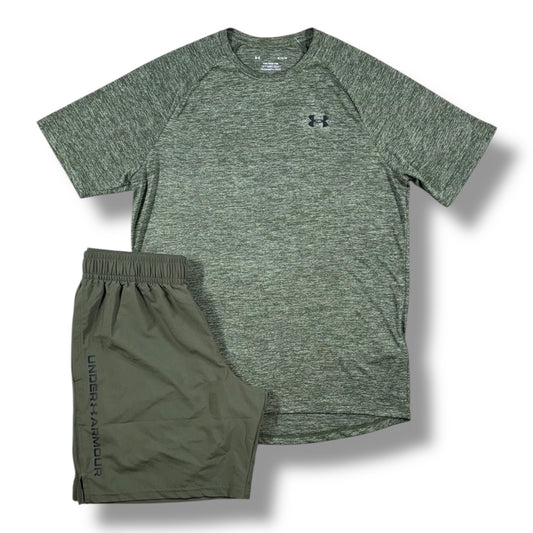 UNDER ARMOUR - FLEX SET - KHAKI