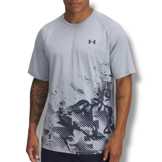 UNDER ARMOUR - GRAPHIC FADE T-SHIRT - HARBOUR BLUE