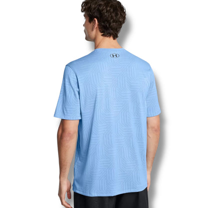 UNDER ARMOUR - JACQUARD T-SHIRT - SKY BLUE