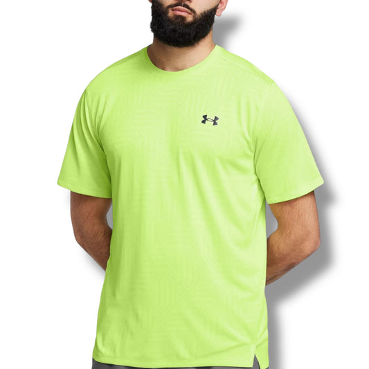 UNDER ARMOUR - JACQUARD T-SHIRT - VOLT