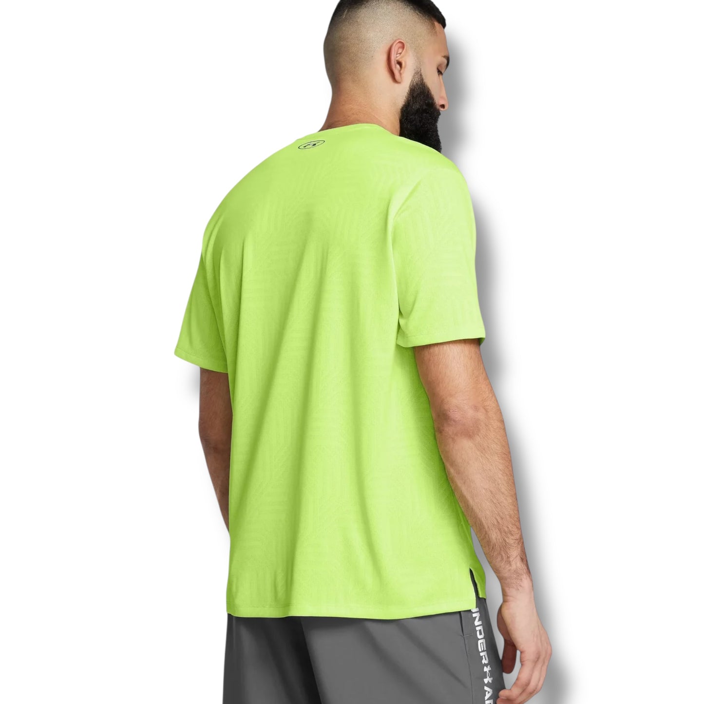 UNDER ARMOUR - JACQUARD T-SHIRT - VOLT