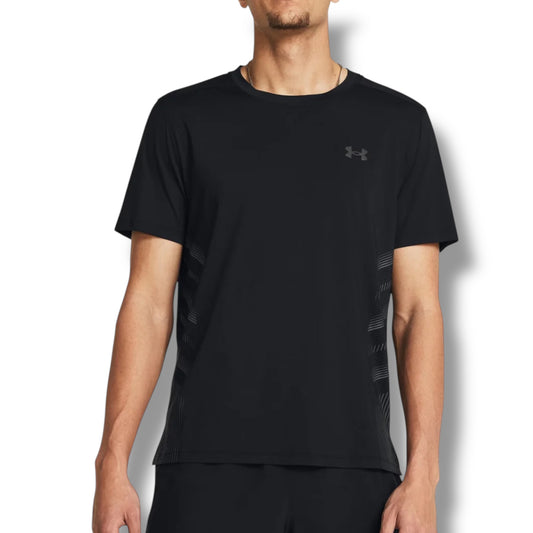 UNDER ARMOUR - ISO CHILL T-SHIRT - BLACK