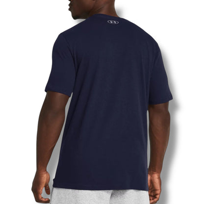 UNDER ARMOUR - LOGO T-SHIRT - NAVY