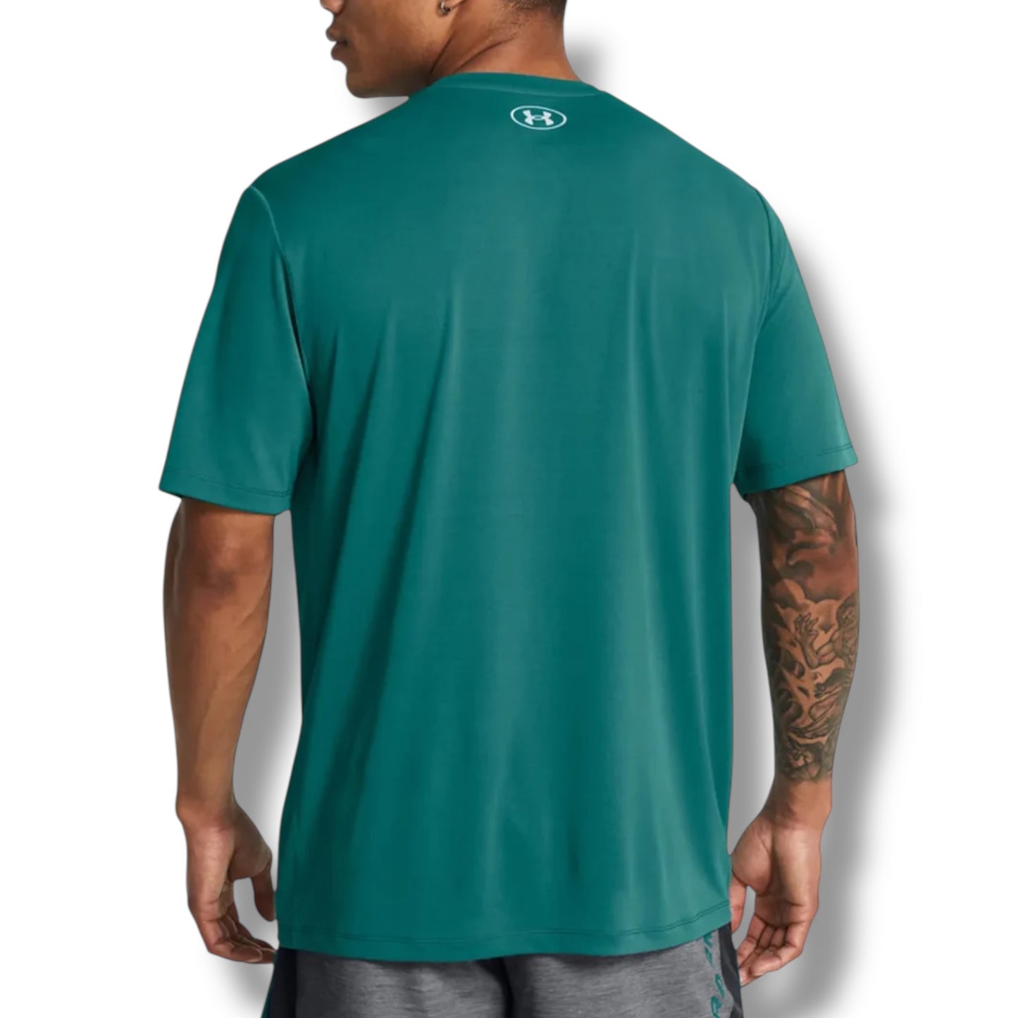 UNDER ARMOUR - TECH REFLECTIVE T-SHIRT - TEAL