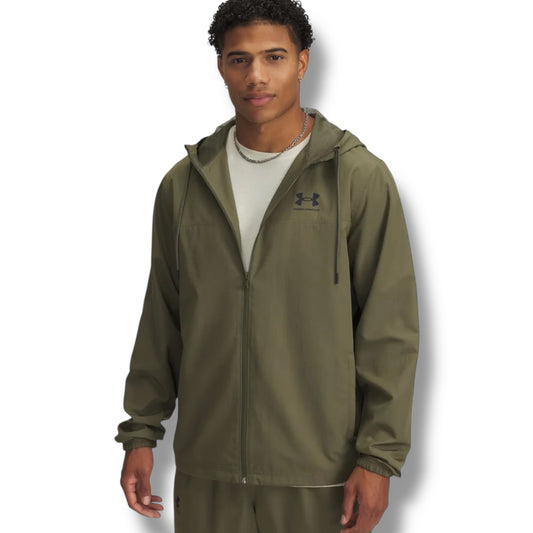 UNDER ARMOUR - WOVEN JACKET - KHAKI