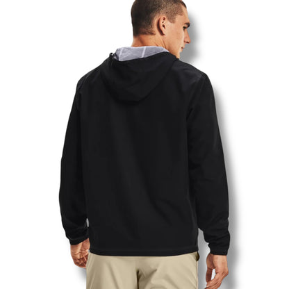UNDER ARMOUR - WOVEN WINDBREAKER - BLACK