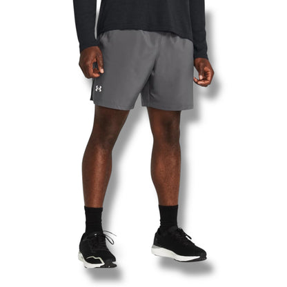 UNDER ARMOUR - LAUNCH SHORTS - GREY