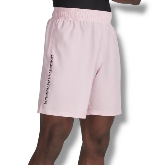 UNDER ARMOUR - WORDMARK SHORTS - PINK