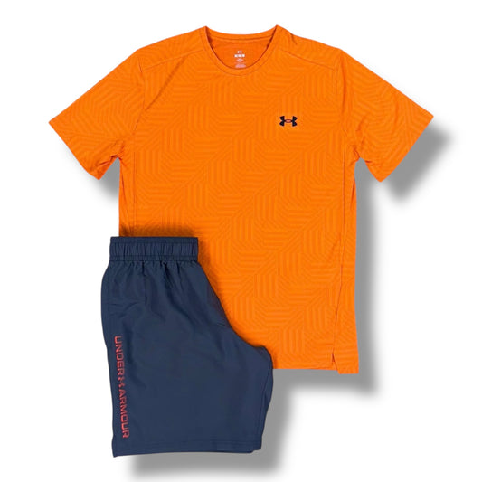 UNDER ARMOUR - JACQUARD 2.0 SET - ORANGE