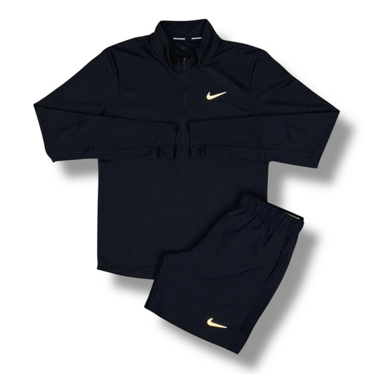 NIKE - PERFORMANCE 1/2 ZIP SET - BLACK