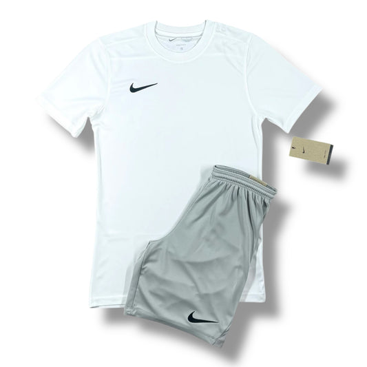 NIKE - DRI FIT SET - WHITE/GREY
