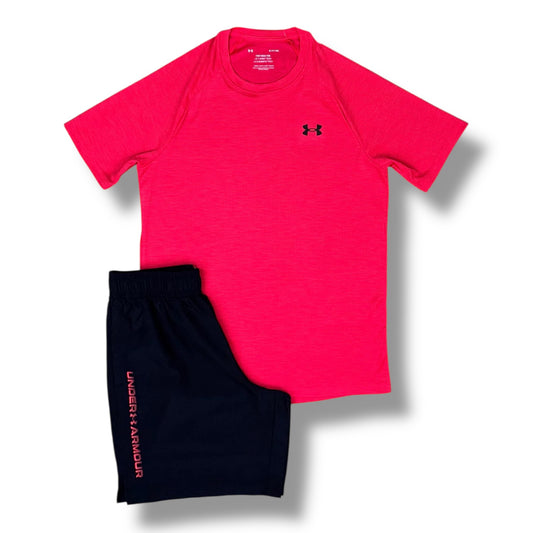 UNDER ARMOUR - FLEX SET - BLACK/RED