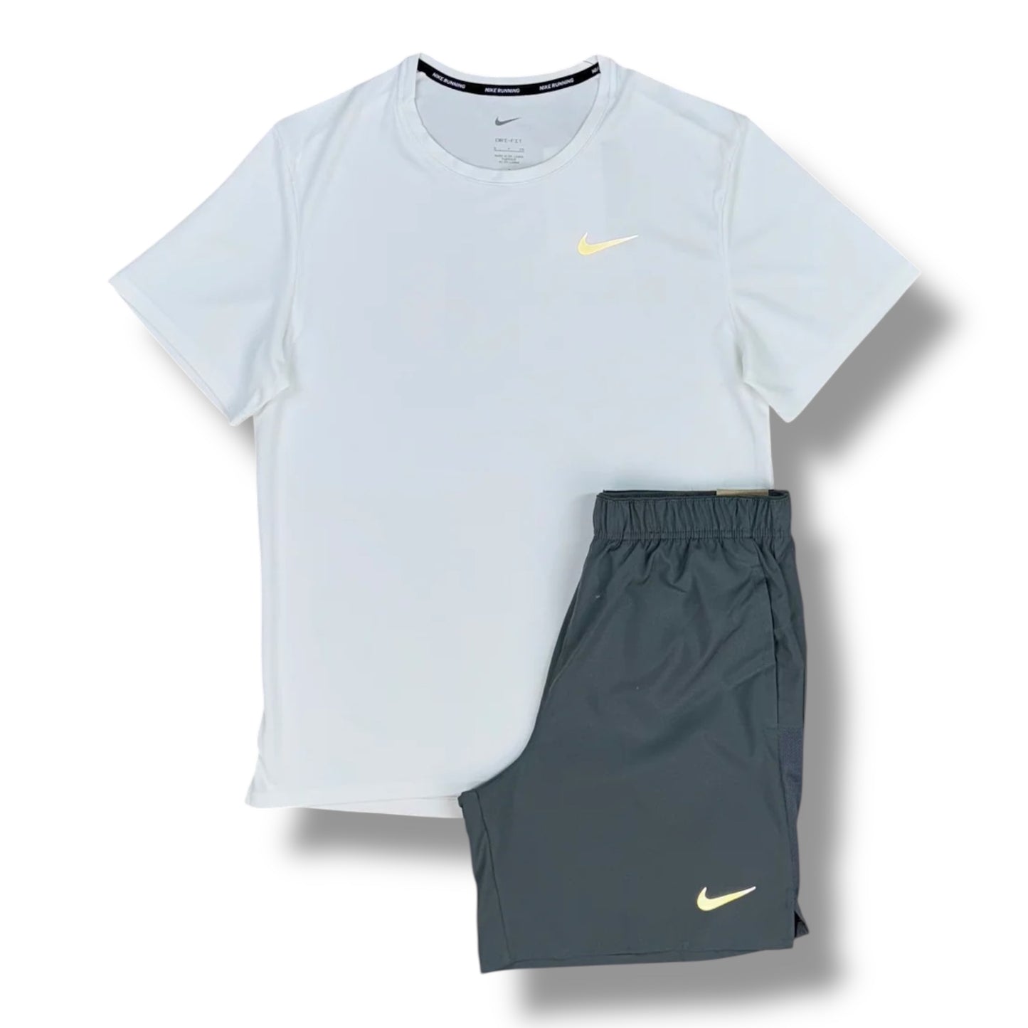 NIKE - MILER SET - WHITE/GREY